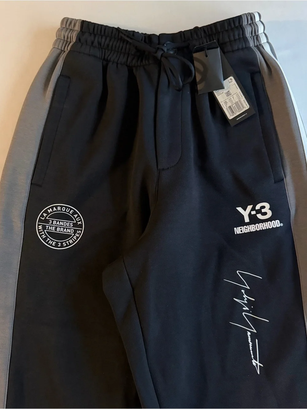 Y-3 Yohji Yamamoto NEIGHBORHOOD Adidas Sweatpants Men XXS BAGGY CROPPED Tearaway